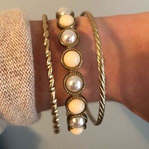 Three Piece Bangle Bracelet Set